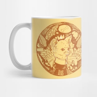 Terracotta Circle of the Chihuahua Mug